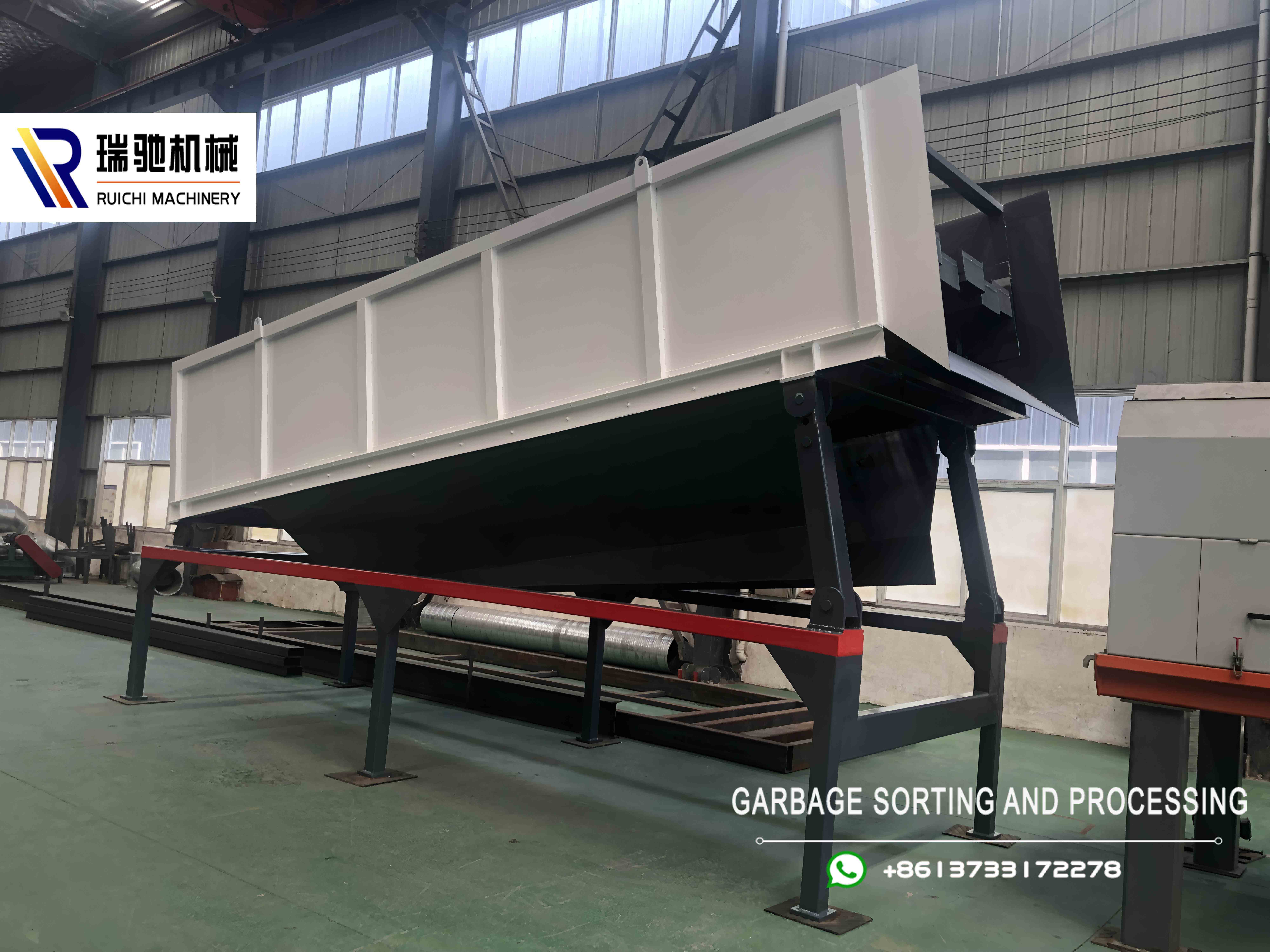 Flip-Flow Bounce Screen for Garbage & Construction Waste Sorting ...